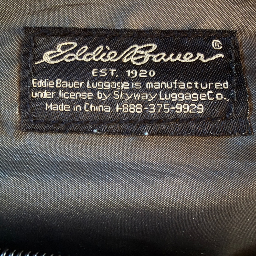 Eddie Bauer Canvas Travel Bag Carry-on Bag Duffel Bag Olive Green - Picture 8 of 15